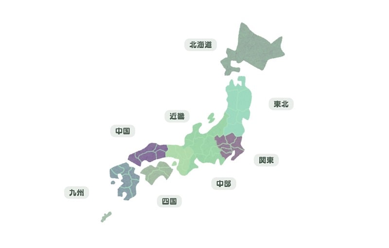 日本地図