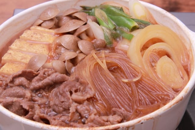 肉豆腐、マロニー