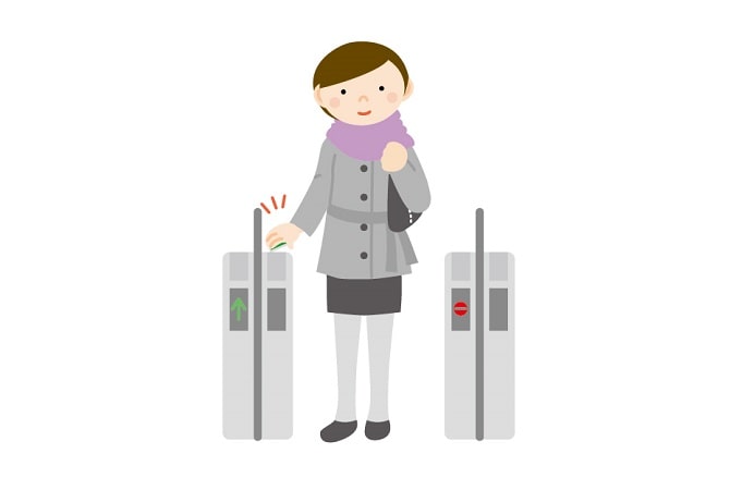 駅、改札、交通系ICカード、Suica